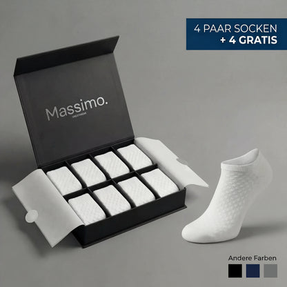 MASSIMO KURZE SOCKEN AUS PREMIUM-BAMBUSFASER