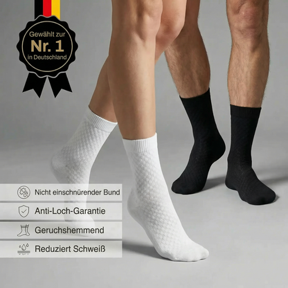 PREMIUM-HALBHOHE MASSIMO SOCKEN AUS BAMBUSFASER