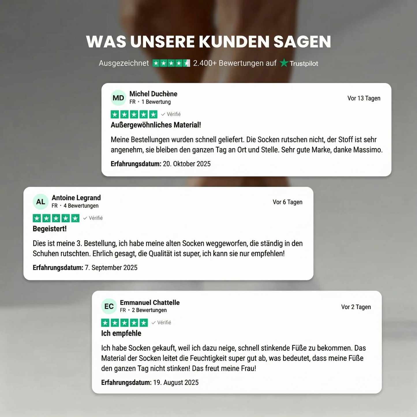 PREMIUM-HALBHOHE MASSIMO SOCKEN AUS BAMBUSFASER
