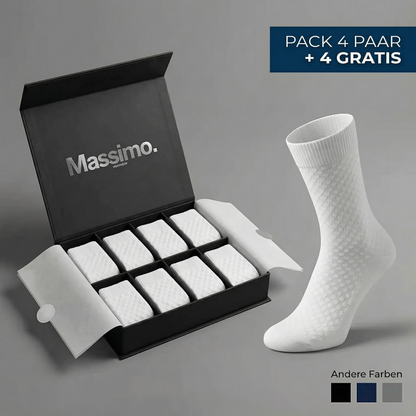 PREMIUM-HALBHOHE MASSIMO SOCKEN AUS BAMBUSFASER