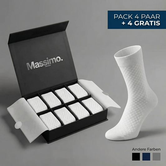 PREMIUM-HALBHOHE MASSIMO SOCKEN AUS BAMBUSFASER
